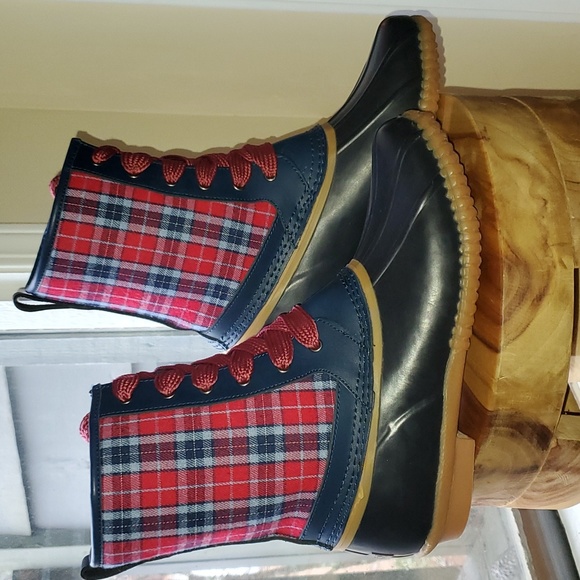 Lands End High Top Duck Boots 9 - Picture 9 of 11
